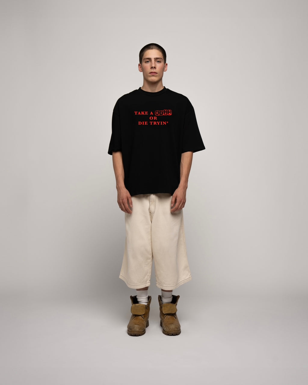 TAKE A RISK BLACK TEE