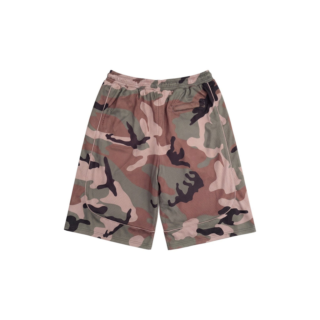 CAMO BASKET SHORTS