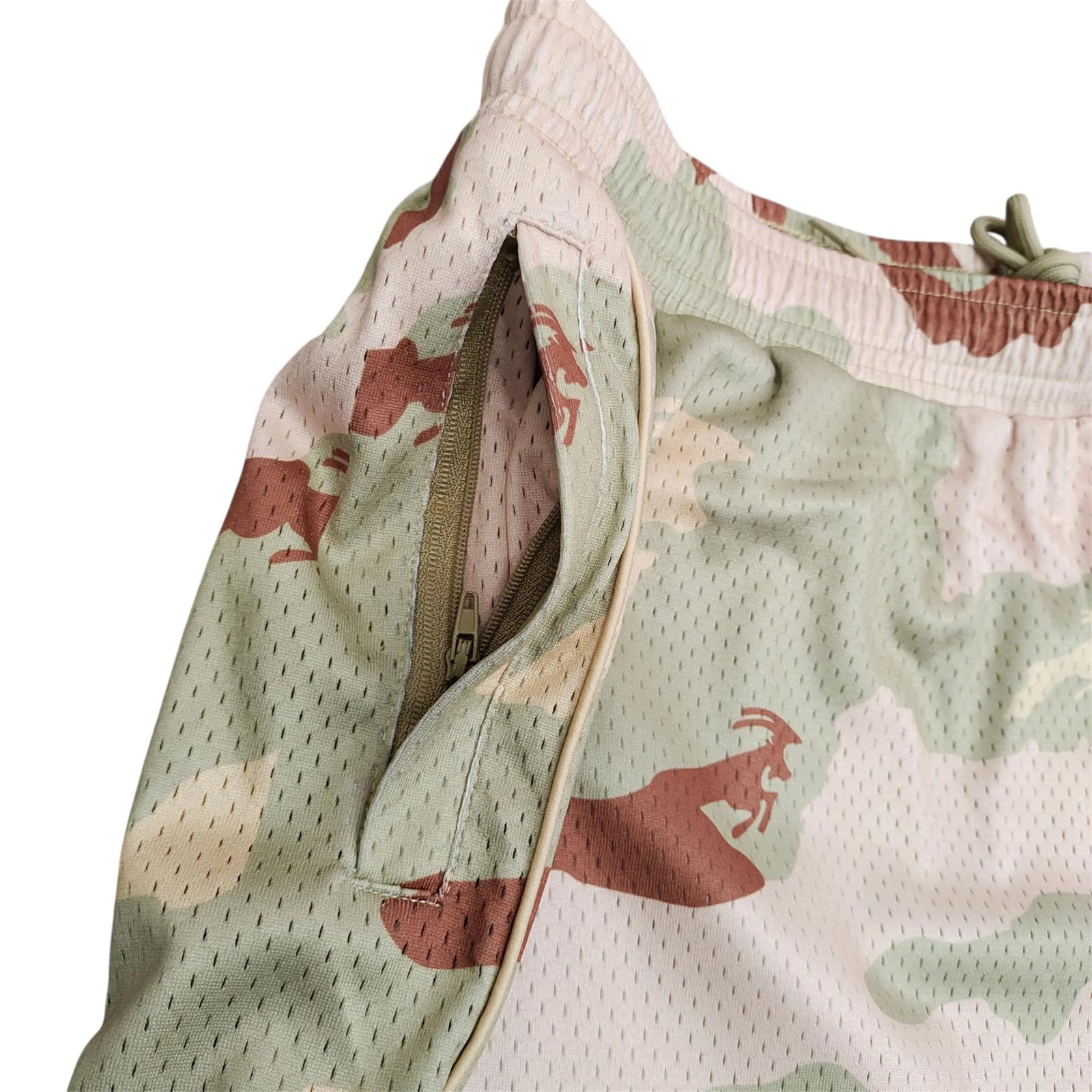 CAMO GOAT SHORTS